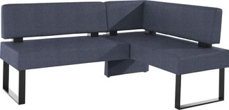 HOME AFFAIRE Eckbank »Oliver mit Metallgestell, Küchenbank« verschiedene Bezüge Cord Esszimmerbank OTTOs Choice