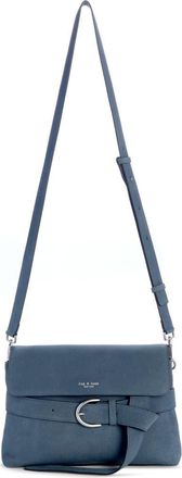 Rag & Bone Lexington Flap Suede Crossbody Bag in Denim Blue at Nordstrom