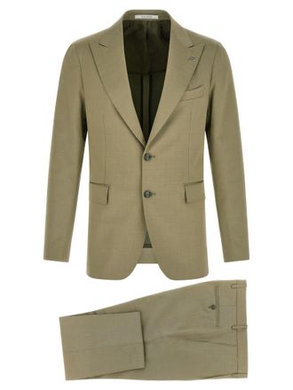 Tagliatore Bicolor Virgin Wool Two-Piece Mens Suit