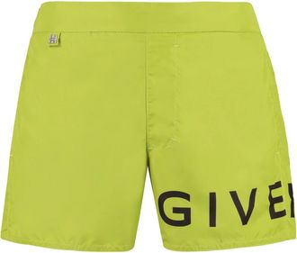 Givenchy Nylon Zwemshorts - Heren - Strandmode - Groen - XL - Nylon - Badmode