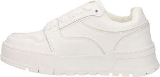 Gaëlle Paris Sneakers, female, White, 3 UK, White Leather Urban Trainers