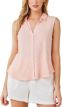 Bella Dahl Sleeveless Button Front Top