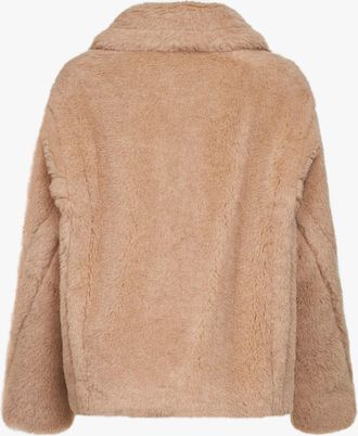 Max Mara Alpaca and Wool Teddy Coat - Beige