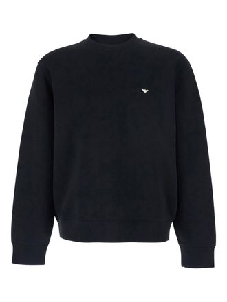 Emporio Armani Cotton Crewneck Sweatshirt