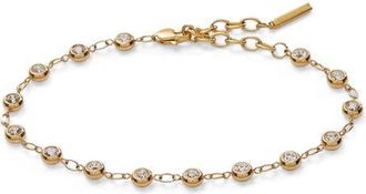 Alex and Ani Crystal Pebble Bracelet in Gold at Nordstrom