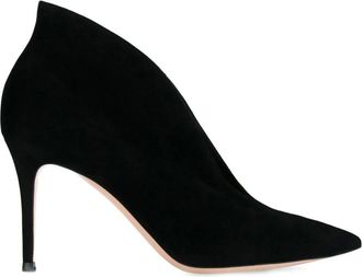 Gianvito Rossi 85 Vamp Pumps - female - Gianvito Rossi - Pumps - Black - 6 UK - Shoes
