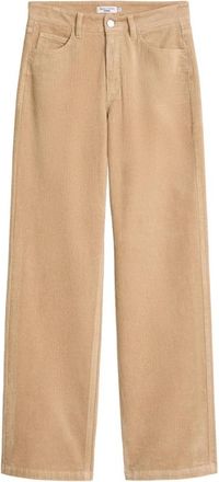 Marc O'Polo Tomma Corduroy Broek - Dames - Wijde Broeken - Beige - W27 L32 - Katoen - Broeken