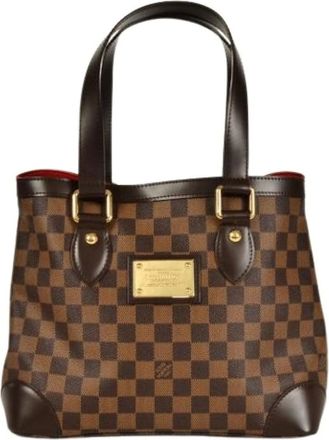 Louis Vuitton Pre-owned Handbags, female, Brown, Size: ONE SIZE Pre-owned Canvas Handbag