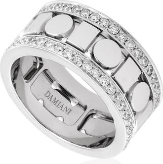 Damiani Belle epoque Reel Diamond Ring, Size 17