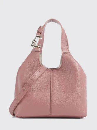 Coccinelle C-Easy Mini Tumbled Leather Handbag with Removable Inner Pouch