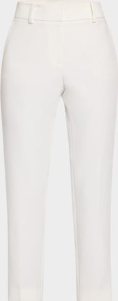 Milly Nicola Cropped Slim Cady Pants