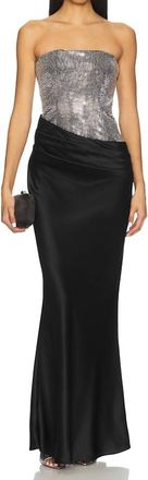 Retrof&ecirc;te Alexandra Dress In Black/silver