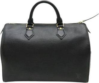 Louis Vuitton Pre-owned Handbags, female, Black, Size: ONE SIZE Pre-owned Vintage Handbag