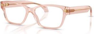 Versace 52mm Cat Eye optical glasses in Pink at Nordstrom