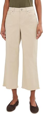 NYDJ Coco Relaxed Wide Leg Crop Jeans Womens Jeans Feather : 10 25.5, Cotton/Denim/Elastane