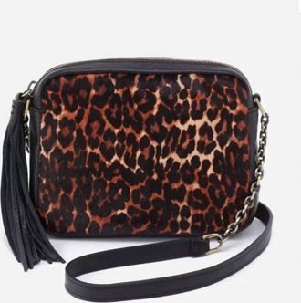 Hobo Womens Renny Small Crossbody Bag In Leopard