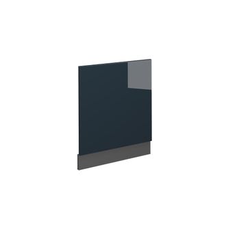Vicco Muebles De Cocina Fame-line, Azul Oscuro Alto Brillo, 60 Cm, Vicco