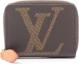 Louis Vuitton Brown Leather Pvc Coin Purse/Coin Case (Pre-Owned)