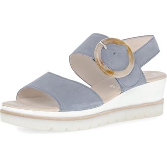 Gabor Wedge Sandal in Nautic at Nordstrom, Size 6.5Us