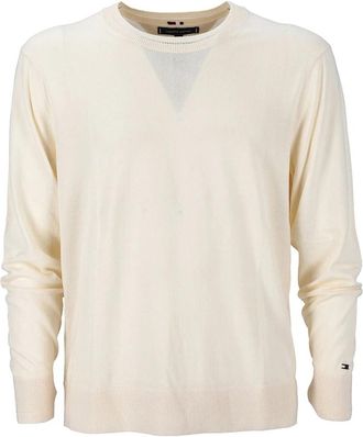 Tommy Hilfiger Maglia - Heren - Ronde hals truien - Wit - 3XL - Truien & Vesten