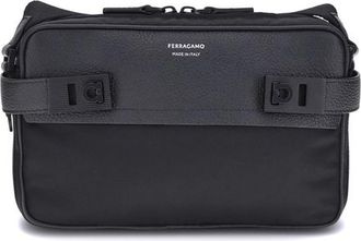 Ferragamo Gancini Buckle Shoulder Bag