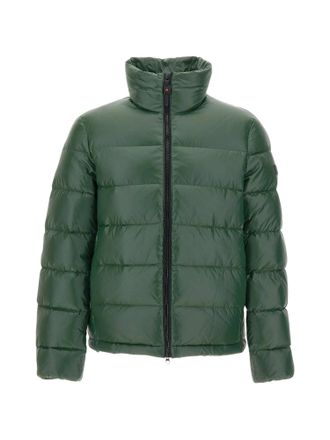 Peuterey Quilted Down Jacket With High Collar And Cropped Silhouette