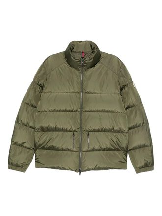 Moncler quilted padded coat - men - Down/Nylon/Feather/Nylon - 3 - Green