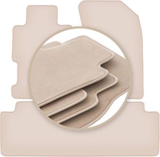 OEM Alfombrillas Beige Premium Para Honda Civic Vii Sed&aacute;n 2001-2005