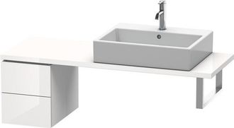 Duravit Consola Baja L-cube 320x477x400mm Blanco Brillo