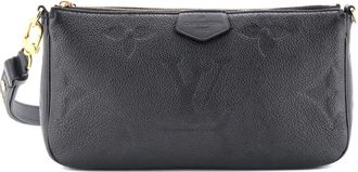 Louis Vuitton Multi Pochette Accessoires grote crossbodytas met monogramprint - Zwart