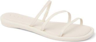 Reef Willow Ava Slide Sandal in Whisper White at Nordstrom, Size 8