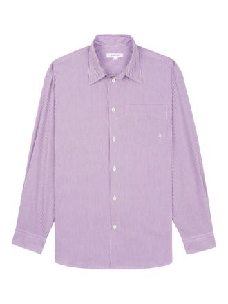 Sporty & Rich Gestreept blouse - Paars