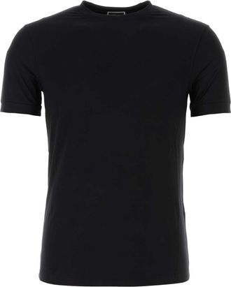 Giorgio Armani Black Stretch Viscose T Shirt