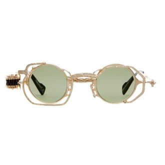 Kuboraum Sunglasses, female, Yellow, Size: ONE SIZE Mask Z50 GD