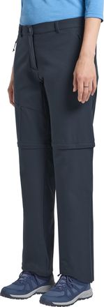 Jack Wolfskin Zip-off-Hose JACK WOLFSKIN PICO TRAIL ZIP OFF PANTS W, Damen, Gr. 34, N-Gr, blau (midnight sky), Obermaterial: 100% Polyester, Hosen Zip-off-Hose, Atm