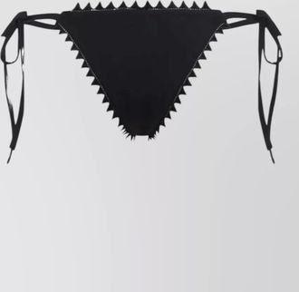Jacquemus triangle bikini bottoms scalloped trim