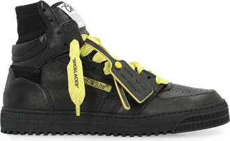 Off-white 3.0 Off-Court High-top Sneakers - Heren - Sneakers - Zwart - 40 EU - Leer - Schoenen
