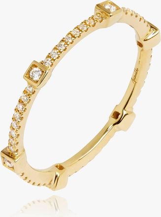 Annoushka 18ct Yellow Gold Diamond Pavilion Eternity Ring
