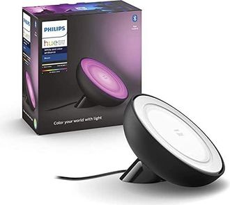 Philips L&aacute;mpara Conectada Philips Hue Bloom Negra