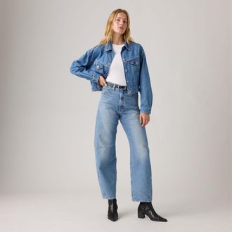 Levi's Cinch Barrel Jeans - Womens - 23X29 - Medium Wash / Let Love In