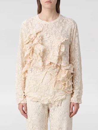 Comme Des Gar&ccedil;ons Top in pizzo con rouches