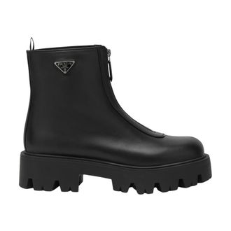 Prada Schoenen, Dames, Zwart, 36 EU, Stivale