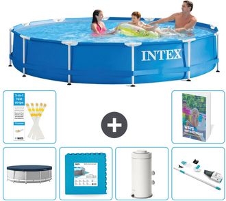 Intex Piscina Con Estructura Redonda - 366x76 Cm - 7-piezas S9