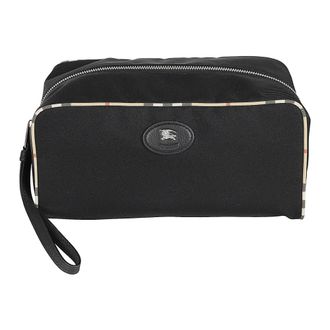 Burberry Clutches, male, Black, Size: ONE SIZE Compact Travel Pouch