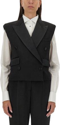 Dolce & Gabbana Double-breasted Sleeveless Jacket