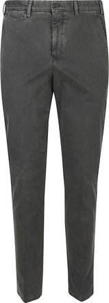Pantaloni Torino Broeken, Heren, Grijs, L, Leer, Master Flat Front Pants