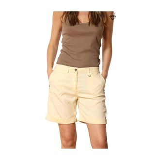 Mason's Short Shorts, female, Yellow, XS, Slim Fit Bermuda Shorts with Stud Details