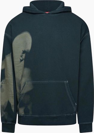 Diesel Mens Over The Head Hoodie - Black - Size: 34