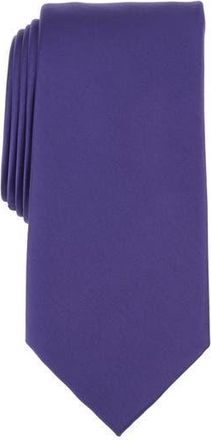 The Savile Row Company Solid Satin Tie in Purple at Nordstrom Rack