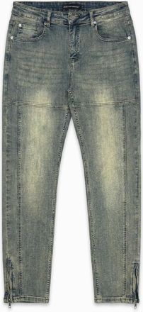 Black Bananas Jeans, Heren, Blauw, W36, Denim, Zip Seamed Denim